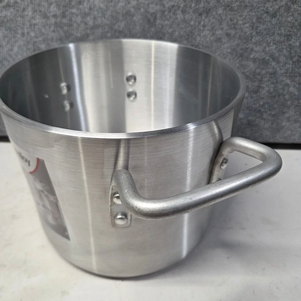 Browne Thermalloy 8 QT Aluminum Stock Pot Professional Cookware 58 12108 NSF